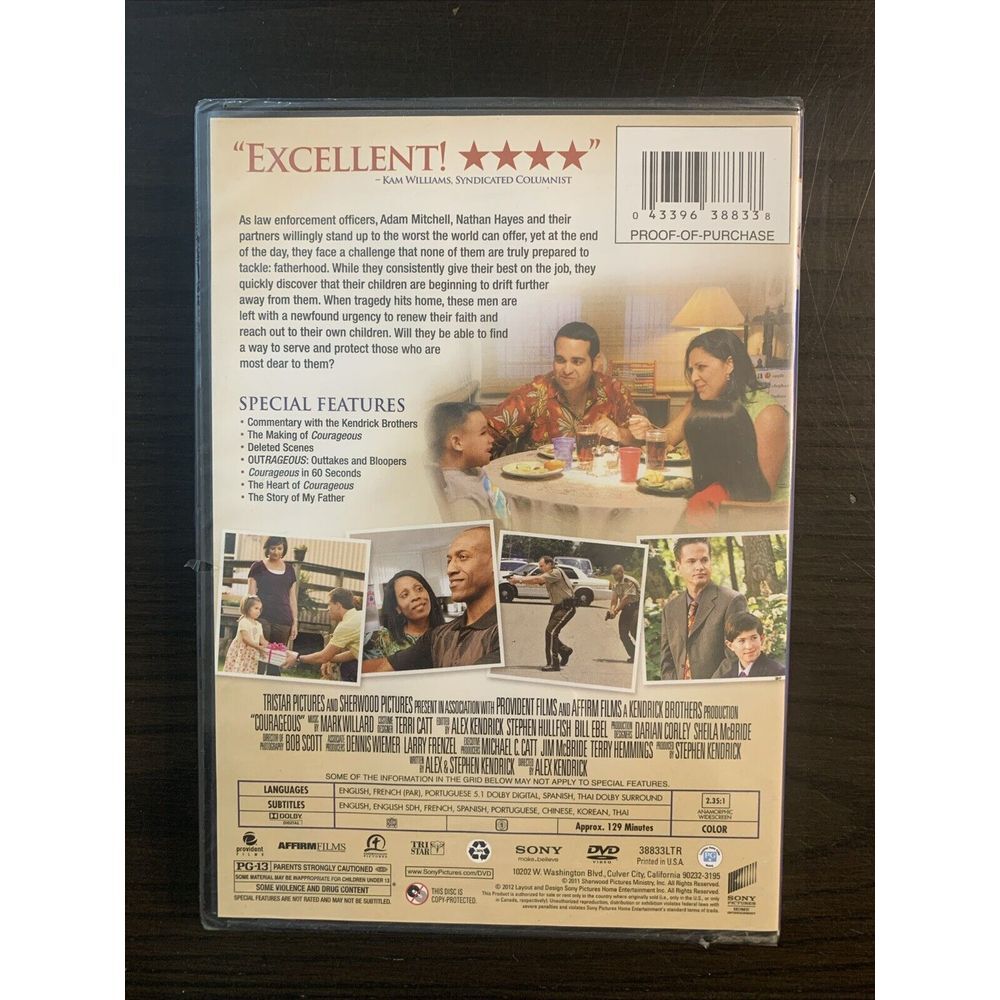Courageous‎ DVD - Picture 2 of 3